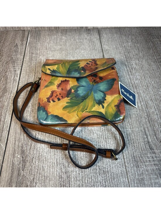 Patricia Nash Handbags - Patricia Nash Balluri Watercolor Butterfly Leather Crossbody Bag Purse NWT